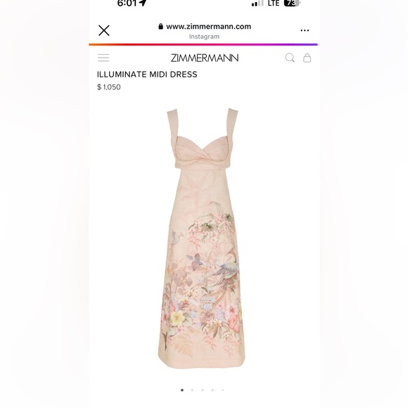 zimmermann illuminate halter midi dress ZIMMERMANN Illuminate Halter Midi Dress | Pink